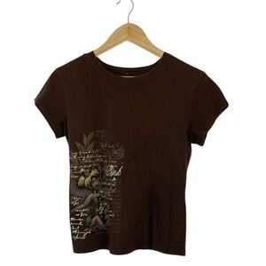 Disney Tink Baby Tee, brown gold, Small